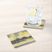 Radar II Rechteckiger Pappuntersetzer (Vor Ort)