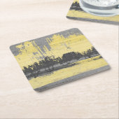 Radar II Rechteckiger Pappuntersetzer (angewinkelt)