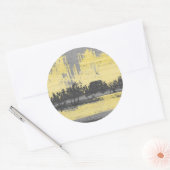 Radar II Runder Aufkleber (Umschlag)