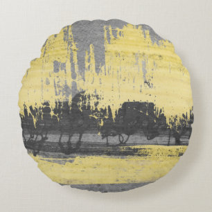 Radar II Rundes Kissen