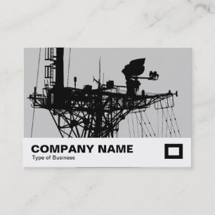 Radar Mast - Light Gray Visitenkarte