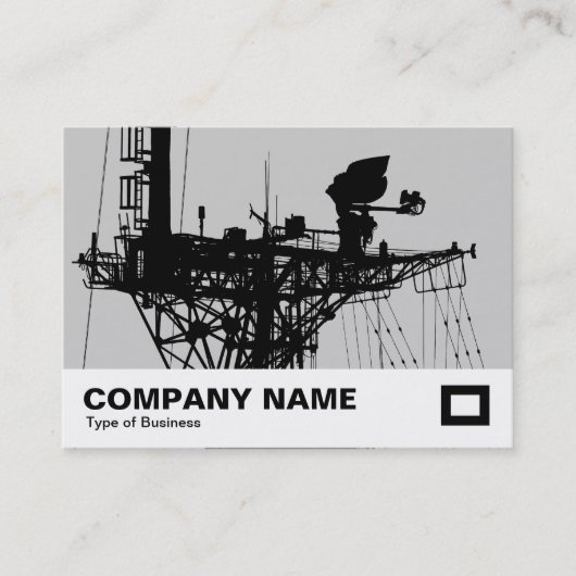 Radar Mast - Light Gray Visitenkarte (Vorderseite)