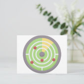 Radar Postkarte (Stehend Vorderseite)
