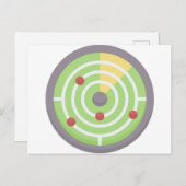 Radar Postkarte (Vorne/Hinten)