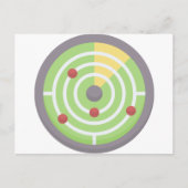 Radar Postkarte (Vorderseite)