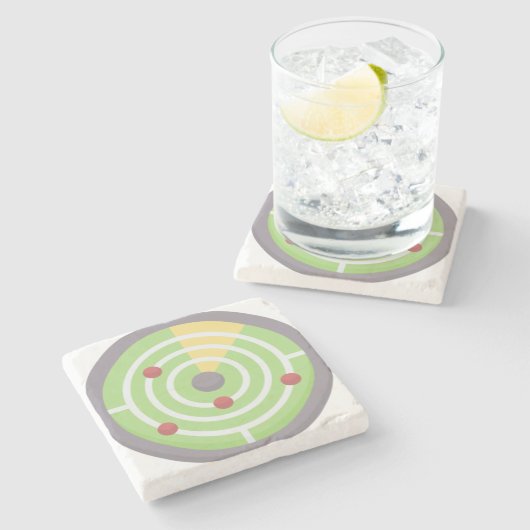 Radar Steinuntersetzer (Seitenansicht)