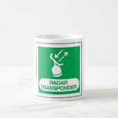Radar Transponder-Tasse Kaffeetasse (Mittel)