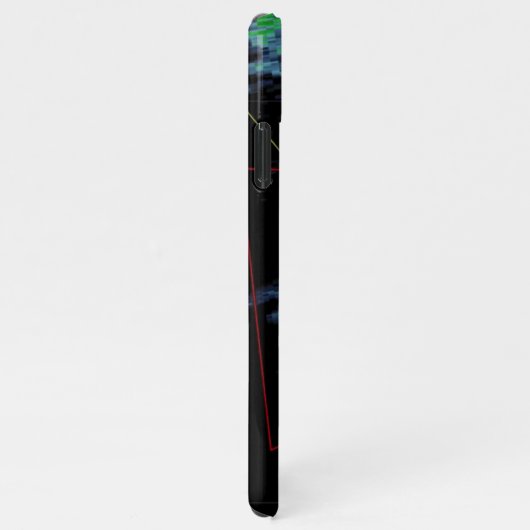 Radarbild des Sturmjägers iPhone Hülle (Rechte Seite)