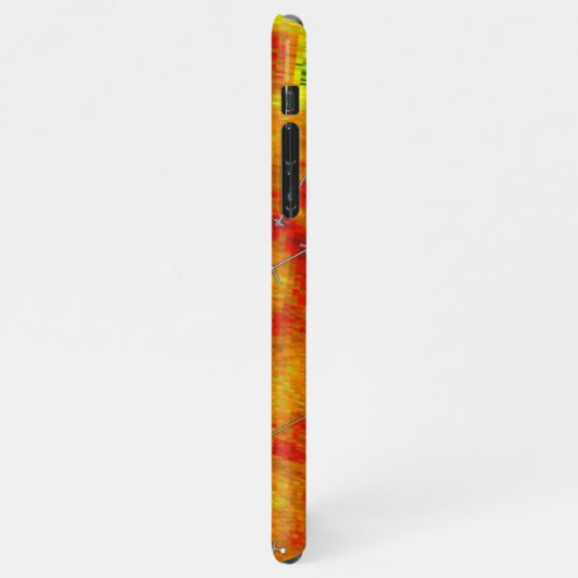 Radarbild des Sturmjägers iPhone Hülle (Linke Seite)