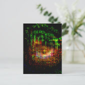 Radarkaleidoskopmuster Postkarte (Stehend Vorderseite)