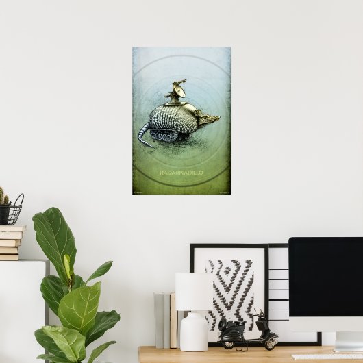 Radarmadillo Poster (Heimbüro)