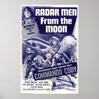 Radarmänner vom Mond Poster