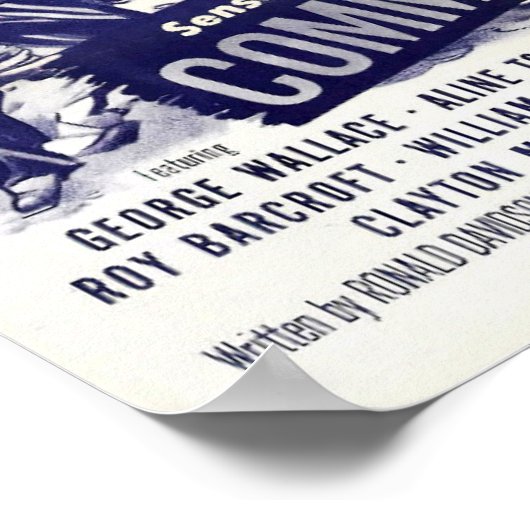 Radarmänner vom Mond Poster (Ecke)