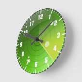 Radarradar Runde Wanduhr (Winkel)