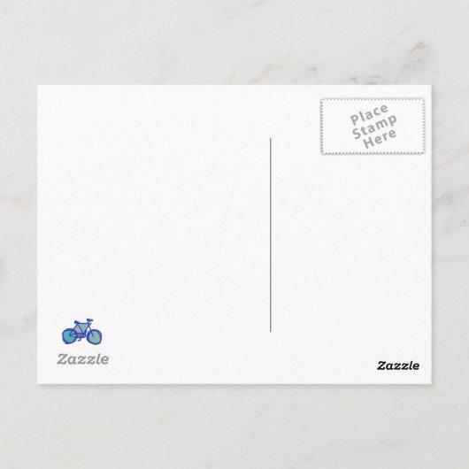 Radbild Postkarte (Rückseite)
