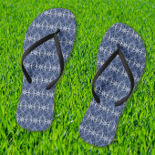 Radblaumuster Badesandalen