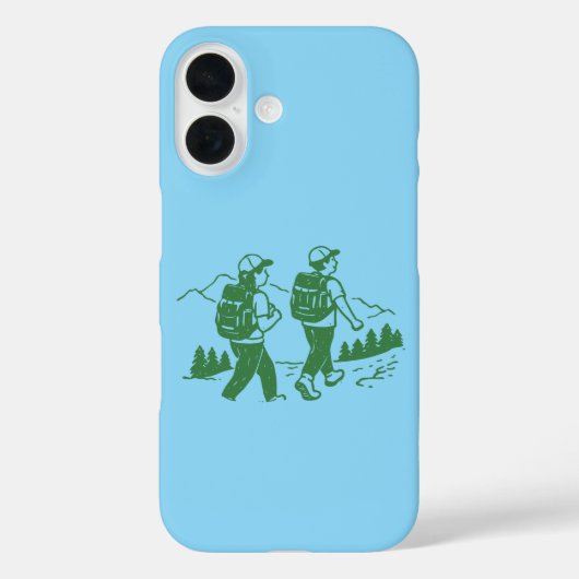 Radcamp Leben Case-Mate iPhone Hülle (Rückseite)