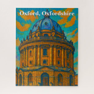 Radcliffe-Kamera in Oxford Gouache Malerei Puzzle