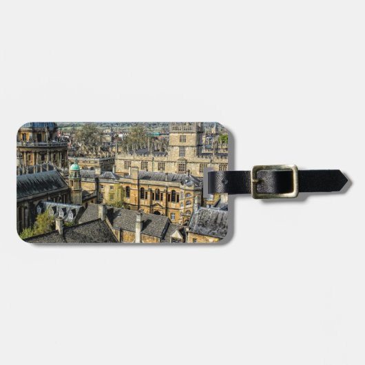 Radcliffe Kamera und Bodleian Bibliothek Oxford Gepäckanhänger (Vorderseite horizontal)