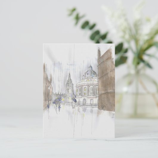 Radcliffe Square Postkarte (Stehend Vorderseite)