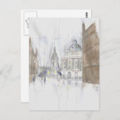 Radcliffe Square Postkarte (Vorne/Hinten)