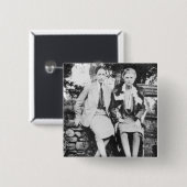 Radclyffe Hall und Una Vincenzo Button (Vorne & Hinten)