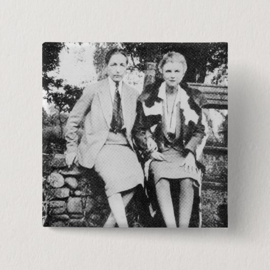 Radclyffe Hall und Una Vincenzo Button (Vorderseite)