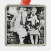 Radclyffe Hall und Una Vincenzo Silbernes Ornament (Vorne)