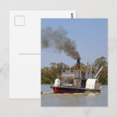 Raddampfer River Murray, Postkarte (Vorne/Hinten)