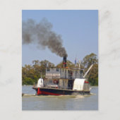 Raddampfer River Murray, Postkarte (Vorderseite)