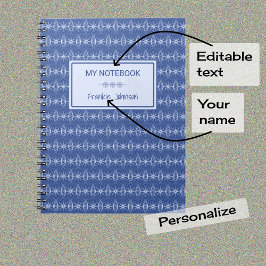 Raddesign-Radmuster blau Notizblock