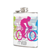 Raddesignflasche Flachmann (Links)