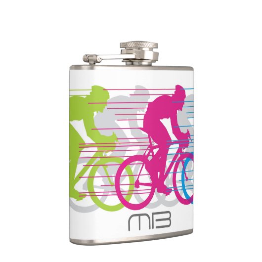 Raddesignflasche Flachmann (Rechts)