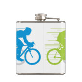 Raddesignflasche Flachmann (Rückseite)