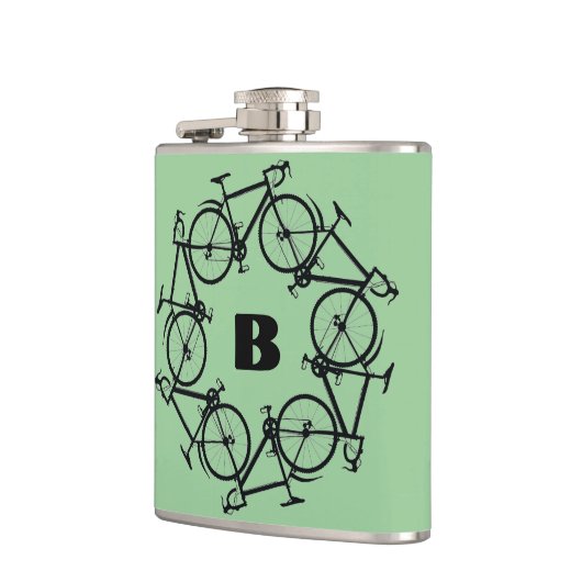 Raddesignflasche Flachmann (Links)