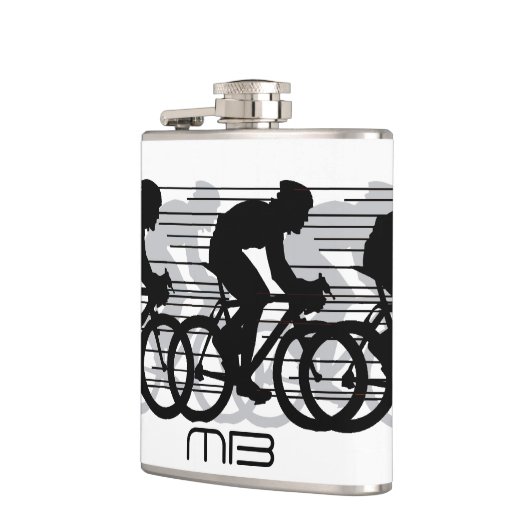 Raddesignflasche Flachmann (Links)