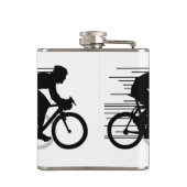 Raddesignflasche Flachmann (Rückseite)