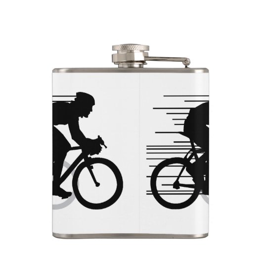 Raddesignflasche Flachmann (Rückseite)