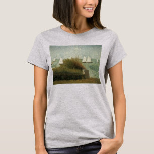Rade de Grandcamp von Georges Seurat, Vintage Art T-Shirt