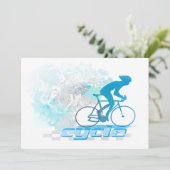 Radeinladung Einladung (Stehend Vorderseite)