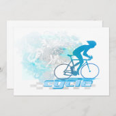 Radeinladung Einladung (Vorne/Hinten)