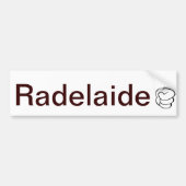 Radelaide Adelaide Autoaufkleber (Vorne)