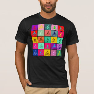 Radelnder Pop T-Shirt