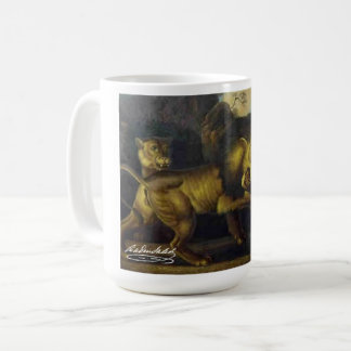Raden Saleh® Coffee Mug 'Lions and Snake' Kaffeetasse