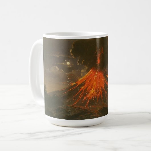 Raden Saleh® Coffee Mug "Mount Merapi on Java" Kaffeetasse (Vorderseite Links)