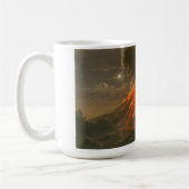 Raden Saleh® Kaffeetasse "Berg Merapi auf Java" (Links)