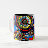 Räder 9 zweifarbige tasse (Vorderseite Links)