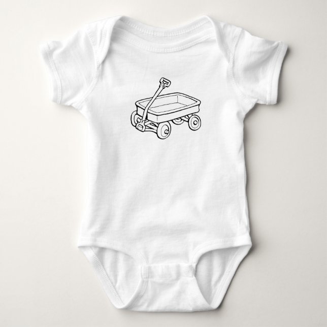 Räder - Baby Strampler (Vorderseite)