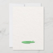 Räder der Geburtstagsparty Einladungen (Rückseite)