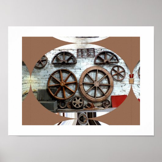 Räder der Industrie Poster (Vorne)